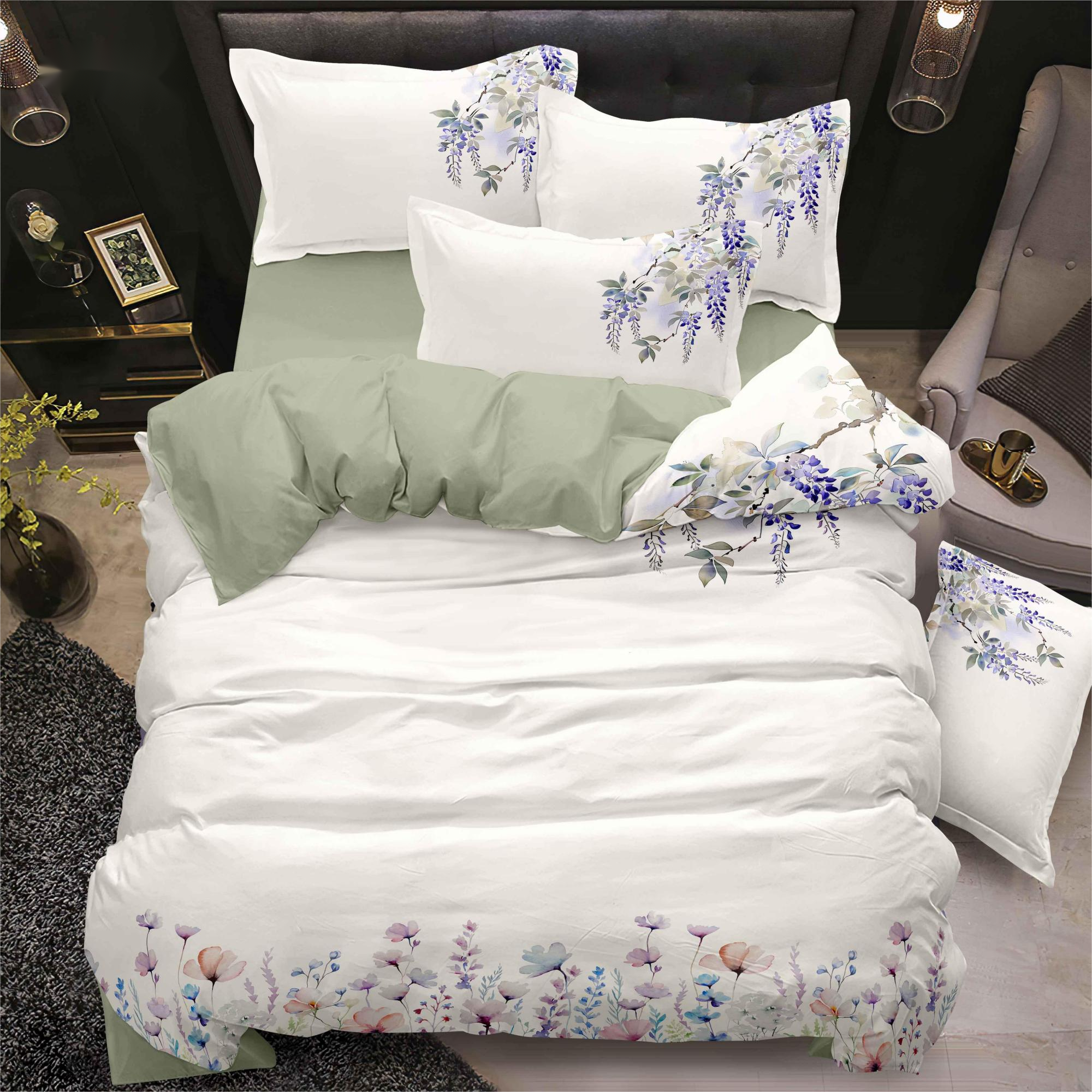 Flower Digital Printed Lot Sheet Set Levant Comfort
