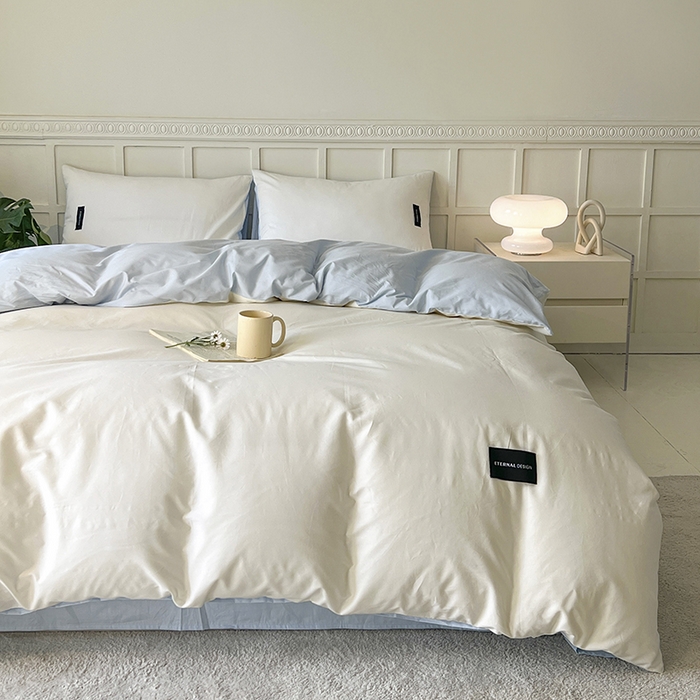 Polyester laken sett minimalistisk mykt moderne